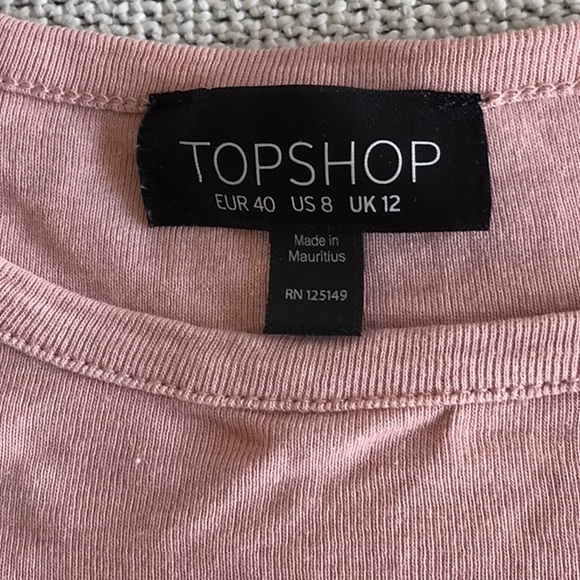 TOP SHOP long sleeve crop top - LIKE NEW - Picture 2 of 2